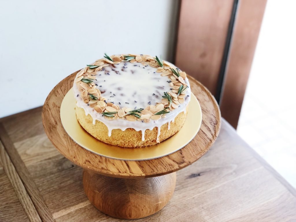 Warm Lemon Lavender Cake