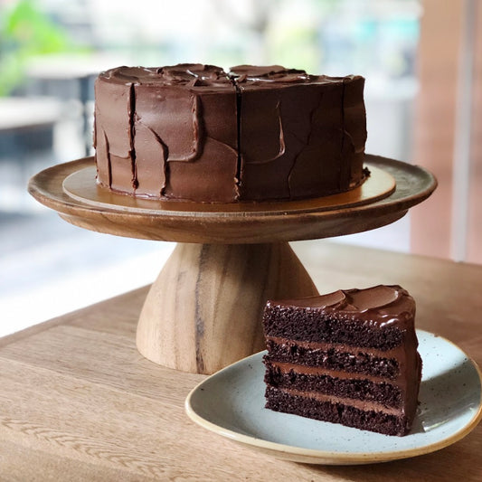 Rich Cognac Chocolate Ganache Cake