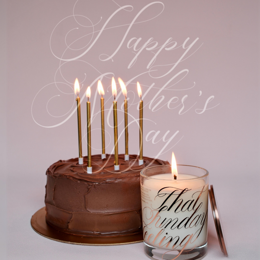 Sunday with Mum ~ Cake & Candle Gift Set