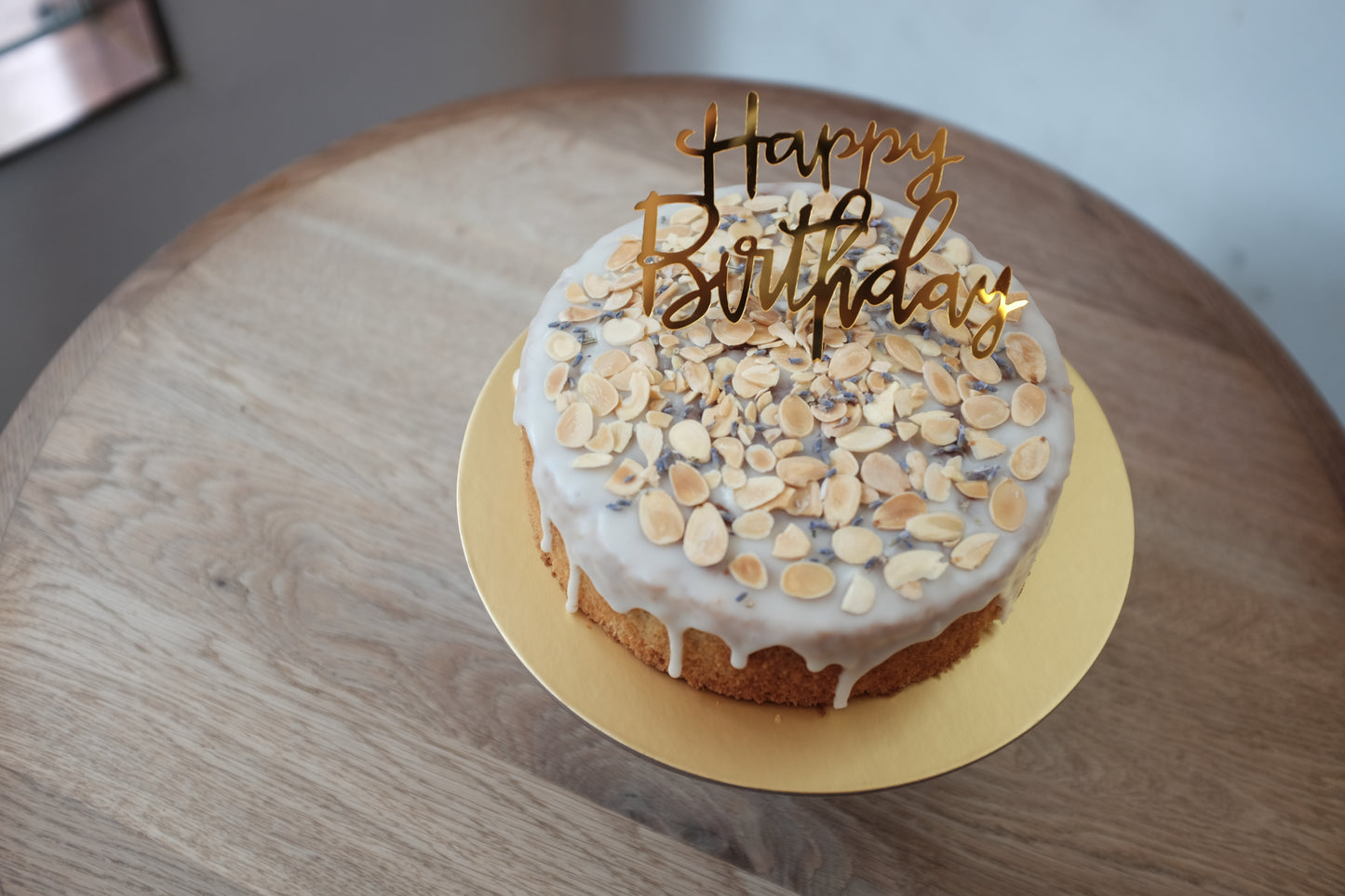 Happy Birthday Gold Topper