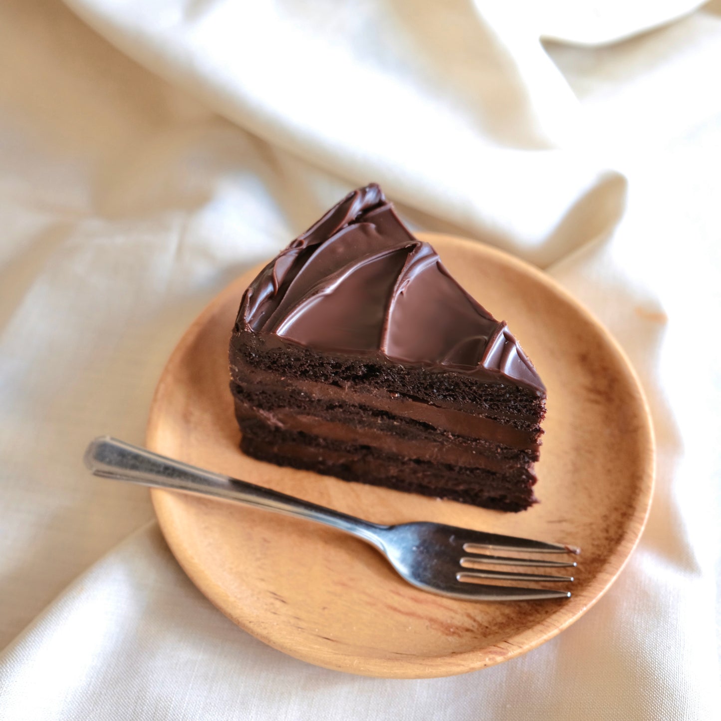 Rich Cognac Chocolate Ganache Cake